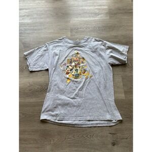 Disneyland 50th Anniversary Happiest Homecoming On Earth T-Shirt L Gray